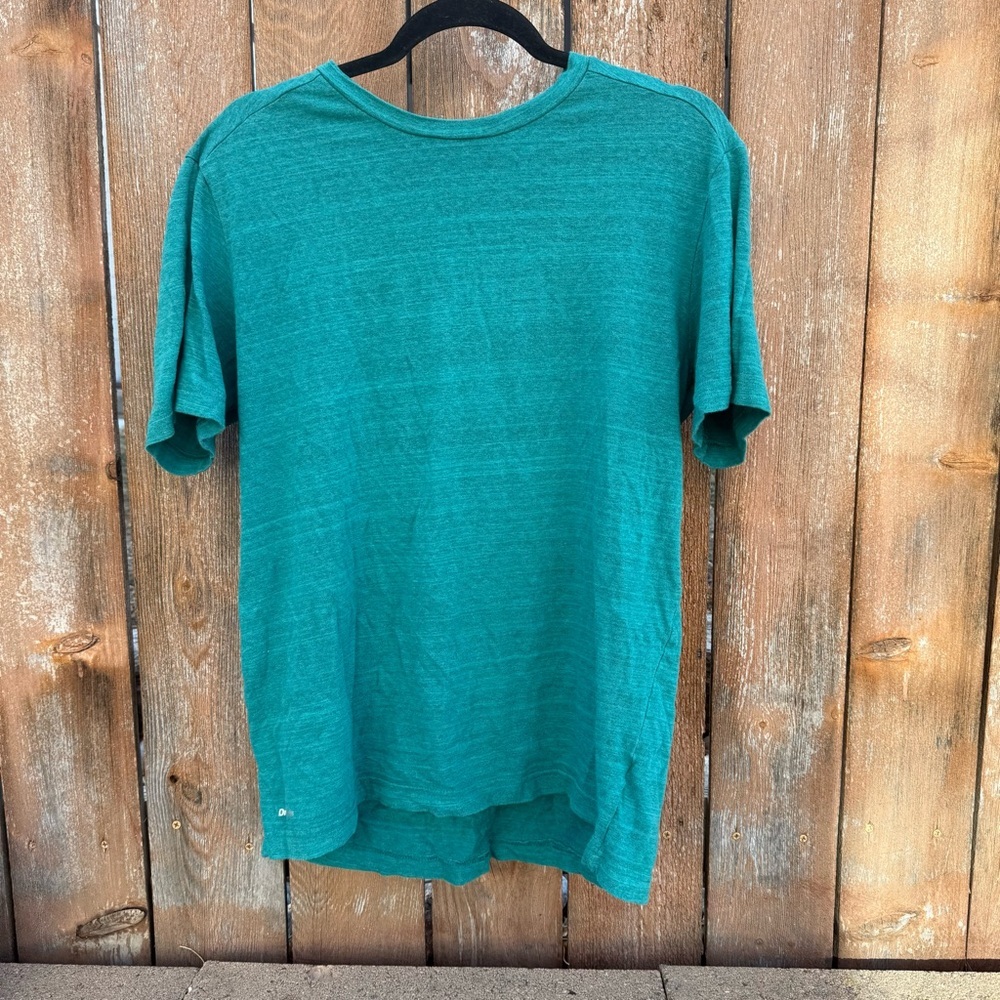 Athletic Works Men’s Teal Blue Short Sleeve Tee Shirt Size Medium
